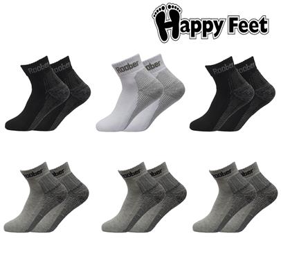 Pack of 6 Pairs of Roober Sports Cushion Socks (1055)